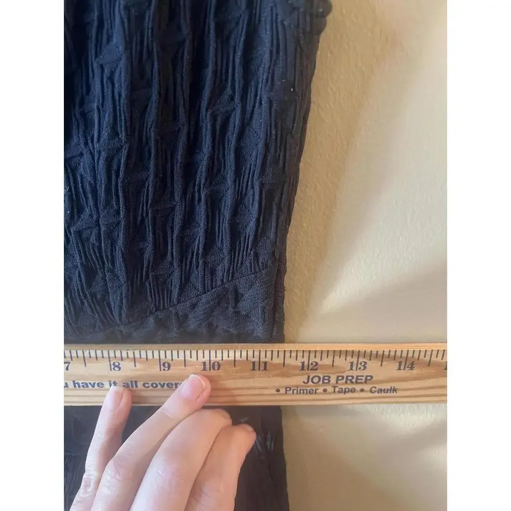 Black Textured Stretchy Sleeveless Dress by Closet New with Tags Size XS